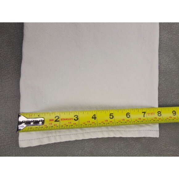 Madewell Size 26X29 Womens Vanilla Retro Crop Bootcut Denim 5 Pocket Logo Jeans - Picture 5 of 13